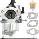 Anxingo Carburetor Carb Kit Replacement for Powersmart 170cc Mower, Replaces 16100-Z3C0210-00A0