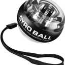 Gyro/Torque Ball Hand Exerciser,Wrist Trainer Ball Auto-Start Gyroscopic Forearm Exerciser,Five-Gear Color-Changing Light Torqueball for Strengthening Arms, Fingers, Bones and Muscles.