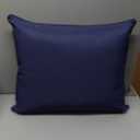 MIULEE Pack of 1 Decorative Outdoor Waterproof Pillow Covers Square Garden Cushion Sham Throw Pillowcase Shell for Spring Patio Tent Couch Navy Blue 24x24 Inch
