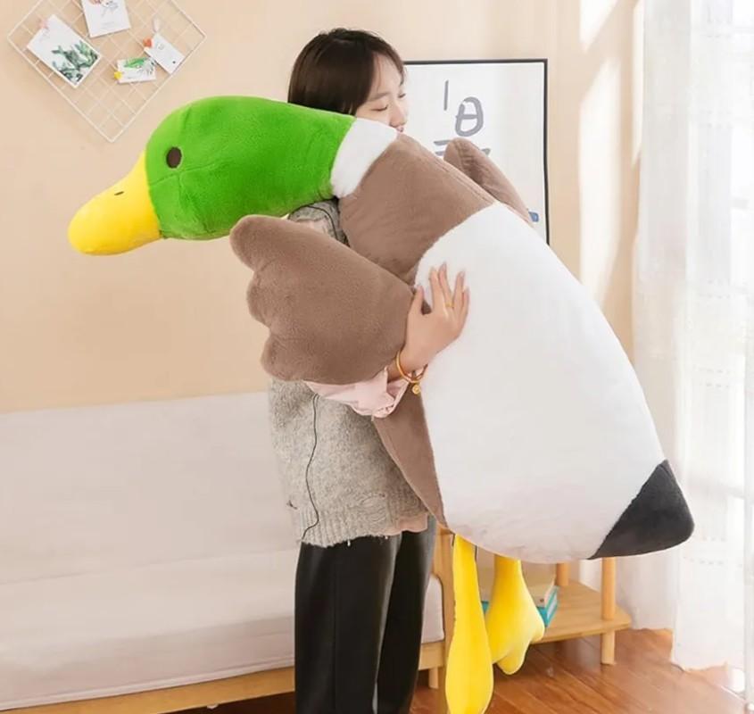 psmacra  Mallard Duck Plush, Duck Stuffed Animals,Realistic Soft Furry Duck Stuffed Animal Pillow,Cute Toy Gift for Every one (62.9)