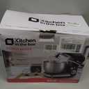 Stand Mixer, Kitchen in the box 3.2Qt Small Electric Food Mixer,6 Speeds Portable Lightweight Kitchen Mixer for Daily Use with Egg Whisk,Dough Hook,Flat Beater (Purple)