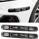 2PCS Car Bumper Guard Strip, Anti-Collision Vehicle Front Rear Protector Trim, Anti Scratch Automotive Patch Bumper Protection Cover Accessories, Universal for SUV Pickup Truck (Style B)