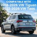 300lbs Lockable Roof Rack Cross Bar Fit for Volkswagen VW Tiguan 2018-2026 (Not for Limited) & Taos 2022-2026, Aluminum Roof Rails Crossbars for Cargo Bars Luggage Bike Kayak Rack