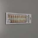 4 x Gloss Nail Strips|Uv Free|22 Pcs,Gel Nail Stickers|Long Lasting Two Weeks and Easy to Apply&Remove|Golden Spot