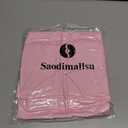 Saodimallsu Womens Summer Sleeveless Mini Dress Casual Polo Collared Button V Neck Knit Sweater Shirt Dresses (Pink)