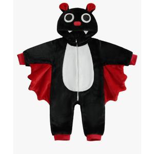 Nicoxijia Toddler Baby Halloween Costume Cute Hooded Jumpsuit Zipper Snowsuit Romper Fuzzy Fall Winter Animal Cosplay Outfit 80/48