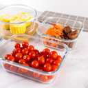 Glass Storage Containers with Lids 4 Pack