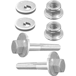 Suspension Arm Alignment Camber Bolts Adjustment Kit Fit for Nissan Armada 5.6L 2004-2015 Pathfinder 4.0L V6 2005-2012, High Strength Steel Toe Alignment Plates Kit Replace 545802S400 545802S40A, 2Pcs