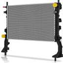 DWVO Radiator Compatible with 2015 2016 2017 2018 2019 2020 2021 202 2023 2024 Ford Mustang L4 2.3L CU13488
