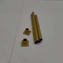 Gold Shower Curtain Rod 31-79 Inches Non-Slip Shower Rod Tension Mounted No Drill Shower Curtain Rods Spring Tension Rod Adjustable Tension Curtain Rod for Windows Bathroom