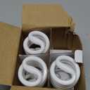 KOR (Pack of 4) 23 Watt Mini Spiral - GU24 Base - (100W Equivalent) - T2 Mini-Twist - CFL Light Bulb (Neutral White (3500K))