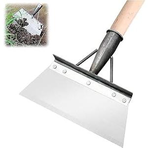 Multifunctional Heavy Duty Garden Tool - 10'' Flat Shovel for Digging, Lawn Edging, and Weed Removal (1pc)