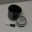 Upgraded Car Cup Holder Expander Adapter with Offset Adjustable Base, Compatible with Yeti 14/24/36/46oz Ramblers, Hydro Flasks 32/40oz, Other Large Bottles Mugs in 3.5"-4.0", Silver 1 Pack