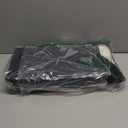 COSY HOMEER 32X20 Inch Anti Fatigue Kitchen Rug Mats are Made of 100% Polypropylene Half Round Rug Cushion Specialized in Anti Slippery and Machine Washable Black(2 pcs)