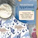 Kids Apron & Chef Hat Set  Adjustable, Water-Resistant  For Cooking, Baking, Arts and Crafts  Fits Ages 38 (White)