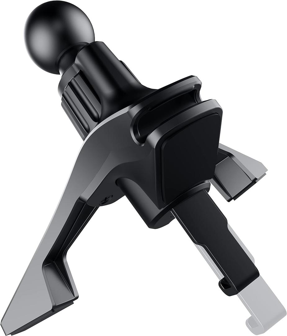 ZEEHOO Universal Air Vent Clip for Car Mount with [ Diameter 0.67 in (17 mm)] Joint Ball, Phone Vent Clip for Most Car Phone Holder & Wireless Car Charger Black