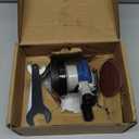 3-Inch Mini Air Sander | High-Speed 11,000 RPM Pneumatic Orbital Tool | Compact DA Sander for Auto Detailing, Spot Repair & Small Projects (Black)