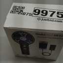 HandFan 5200mAh Portable Handheld Fan Rechargeable with Power Bank-3 Speeds Foldable Personal Cooling, 2-IN-1 Hand Held Fan Battery Operated, 20H Runtime for Travel/Summer/Concerts/Women (Black & Blue)