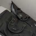 Convertible Garment Bags for Travel Carry On Garment Bag For Men Women Foldable Duffle Bag For Travel,2 in 1 Hanging Suitcase Suit Travel Bags (Black)