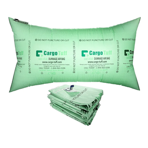 IDL Packaging 48" x 84" Dunnage Airbags, Woven Polypropylene, Level 1 (Pack of 10) - Fill The Void in Trucks and Intermodal Shipments, Reusable - Load Securement Airbags for Container Stuffing