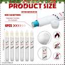 Baquler 6 Pcs Christmas Snowman Flameless Candles 6.5 Inch Short Winter Taper Candles Battery Operated LED Candlesticks for Christmas Party Table Centerpieces Xmas Winter Home Decorations