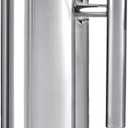 Stainless Steel 53oz/1.5L Metal Pitcher with Ice Guard, Silver Restaurant Jug with Handle for Iced/Hot Beverages (51.2 Ounces)