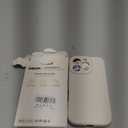 Vooii Compatible with iPhone 16 Pro Case, Liquid Silicone Upgrade [Camera Protection] [Soft Anti-Scratch Microfiber Lining] Shockproof Phone Case for iPhone 16 Pro 6.3 inch - Stone