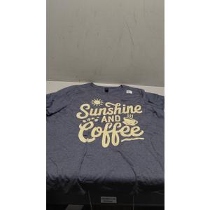 Sunshine And Coffee Beach Summer And Caffeine Lovers T-Shirt Size 3 XL