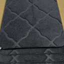 Stair Treads for Wooden Steps 15pcs - 8x30in Carpet Stairs Runner Indoor Non-Slip Stair Mats for Kids Elders and Pets (Flower Grey)