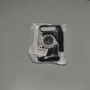 Awsaccy Emily Camera in Paris Phone Case for iPhone 17 Air 6.6 inch Silicone Vintage Cover Cute 3D Cool Unique Design with Removable Neck Strap Lanyard Girls Women Black