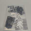 NSBELL 6PCS Beads Hair Combs Magic Elastic Hair Clips Stretchy Hair Comb Double Clips for Women Girls Hair Accessory