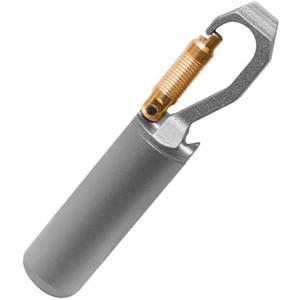 Titanium Small Pill Case, Mini Keychain Pill Holder, EDC Pill Container Portable Pocket Pill Box Organizer for Travel Purse