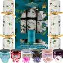 Luxury Scented Candles Christmas Crackers Aromatherapy No-Snap 6 Pack Party Favors Hats Jokes Christmas Decorations Holiday Gift (Multi Candle)