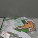 Outdoor Christmas Fence Peeker Yard Signs Wreath with LED Lights- Party Decorations for Indoor Christmas Tree Decor, Yard, Garden, Door, Fence for Holiday (wreath)