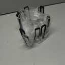 Dinnerware Bowl Plate Holder Fit for 6.5 Inches Diameters Bowl, Metal Bowl Storage Dying Display Rack for Kitchen Drawer, Countertop, Cabinet, Shelf, Cupboard (Black, Small 4PCS)