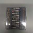 Geordn Stainless Steel Arrow Field Points 100/125/150/175/200 Grains Practice Archery Arrow Target Bullet Point Combo Point 12 PCS