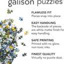 Galison Winter Lights Foil Puzzle 500 Pieces  Holiday Jigsaw Puzzle Featuring Festive City Scene by Joy Laforme  Thick, Sturdy Pieces Challenging Family Activity Great Gift Idea