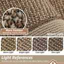 BEQHAUSE Indoor Door Mat 20" x 32", Dirt Trapper Door Mats Non-Slip Entryway Rugs Washable, Resist Dirt Absorbent Welcome Mat, Low Profile Floor Mats for Front Back Door and Entryway, Taupe