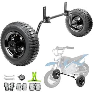 Dirt Bike Training Wheels 4PR Compatible with Razor MX500 MX125 MX400 MX350 MX650 SX500 & PW50 CRF50 XR50 TTR50 PW80, CT100U CC100X CT200U, Adjustable Height, Fit for Universal