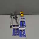 Airless Paint Spray Gun with Tip Guard and 4 Reversible Spray Tips and 6 Spray Gun Filters Sprayer Paint Accessories for Airless Spraying Machine (211, 315, 517, 621)