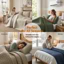 WDCOZY Dark Grey King Size Quilt Bedding Sets with Pillow Shams, Deep Lightweight Bedspread Coverlet, Quilted Blanket Thin Comforter Bed Cover, All Season Summer Spring, 3 Pieces, 104x90 inches