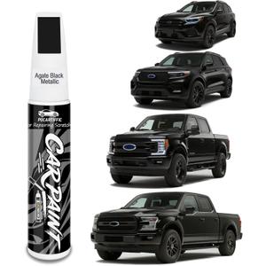 UM/M7216 Agate Black Metallic Touch Up Paint for Ford, Black Car Paint Scratch Repair, Exact Match Car Touch Up Paint Pen Scratch Repair for Vehicles