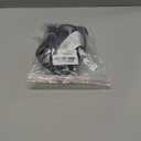 10 FT (2Pack) 13A 1625W 16/3 Black Extension Cord, Indoor Extension Cord for Laptops, Coffee Makers, Office Home Appliances, 3 Prong Resistant Cable Flexible, 125V ETL Listed