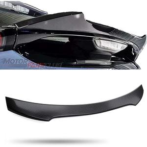 MotorFansClub Rear Spoiler Fit for Honda Civic 10th Gen Hatchback 2016 2017 2018 2019 2020 2021 FK4 F7 FK8 5Dr Type-R EX EX-L LX Sport Touring Trunk Lip Wing(Carbon Fiber Pattern)