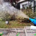 Electric ULV Portable Fogger Sprayer Machine 4.5L (1.2 Gallon) Cold Fogger Machine Spraying Distance 30ft for Home, Hotel, Church, School, Yard