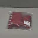 ZAFUL Women Strapless Textured Bandeau Bikini 2 Piece Swimwear Cheeky Solid Lace up Bathing Suits L