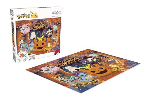 Buffalo Games - Pokemon - Halloween - 400 Piece Jigsaw Puzzle for Families -Challenging Puzzle Perfect for Game Nights - Finished Size is 21.25 x 15.00