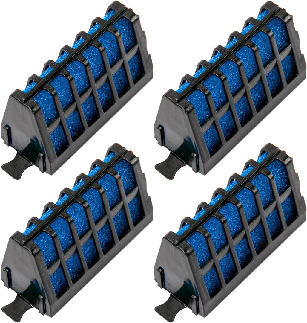 Large Filter Cartridges Compatible with Aqueon Quietflow Internal Power Filters AT30 and AT40, Fish Tank Filter Cartridge Replacement for Aquarium Freshwater Saltwater Fish Turtle, 4 Pack