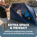 Sport-Brella Suncave UPF 50+ Sun and Rain Canopy for Camping, Beach and Sports Events, One Size