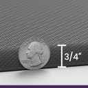 DEXI Kitchen Mat Cushioned Anti Fatigue, Extra Thick Comfort Standing Floor Mats Waterproof, Memory Foam Antifatigue Runner Rug for Desk Office, Sink, Laundry, 48x20, Grey